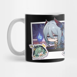 Honkai Star Rail Chibi Hanya Overworked Mug